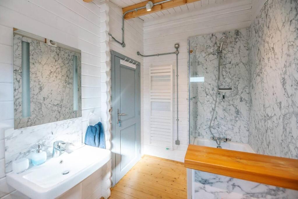 The Cabin, Parham Woodbridge Exteriör bild