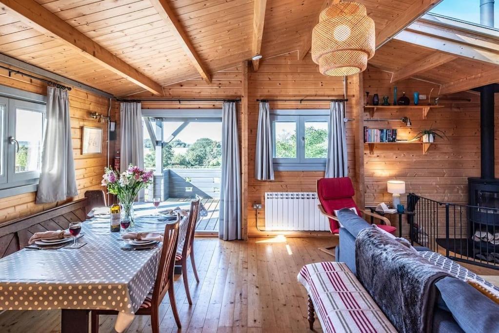 The Cabin, Parham Woodbridge Exteriör bild